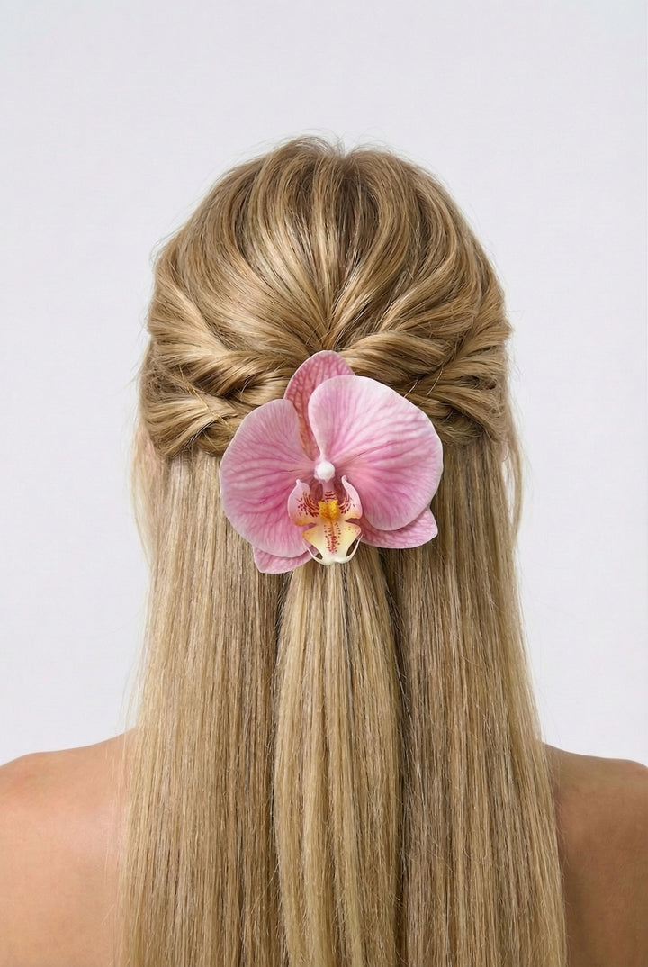Orchid Bloom Hair Clip