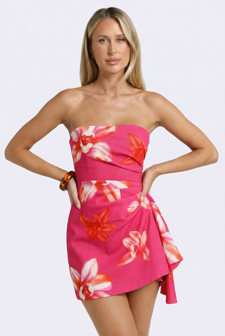 Palm Heat Mini Dress