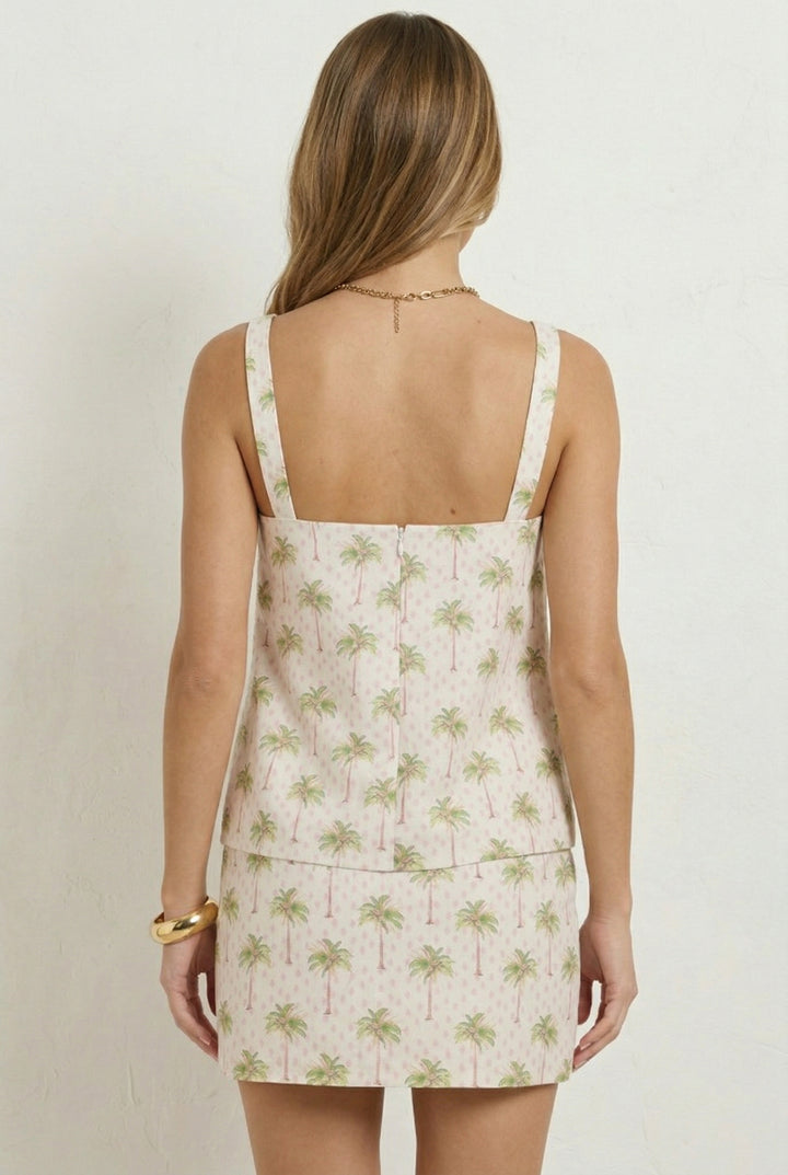 Cabana Club Square Neck Top