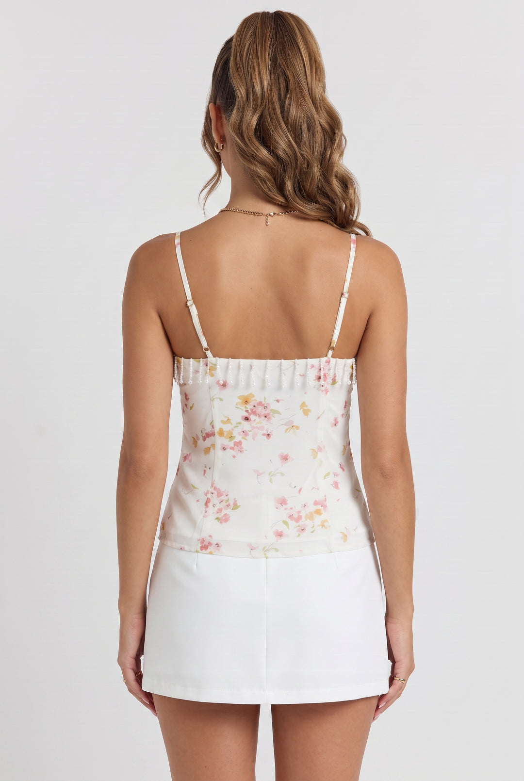 Tearoom Beaded Top
