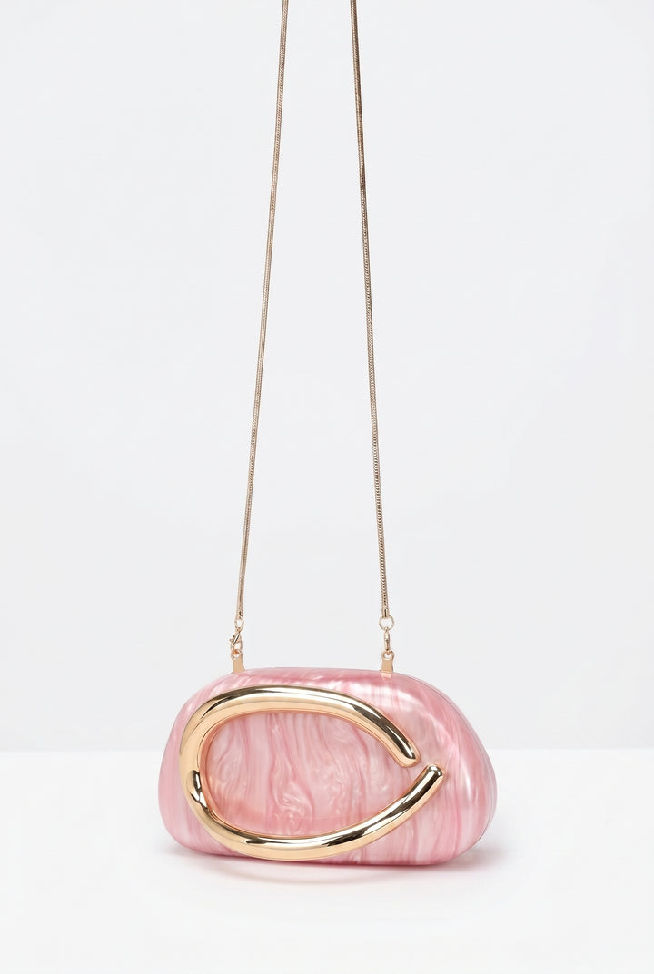 Blush Gloss Mini Clutch