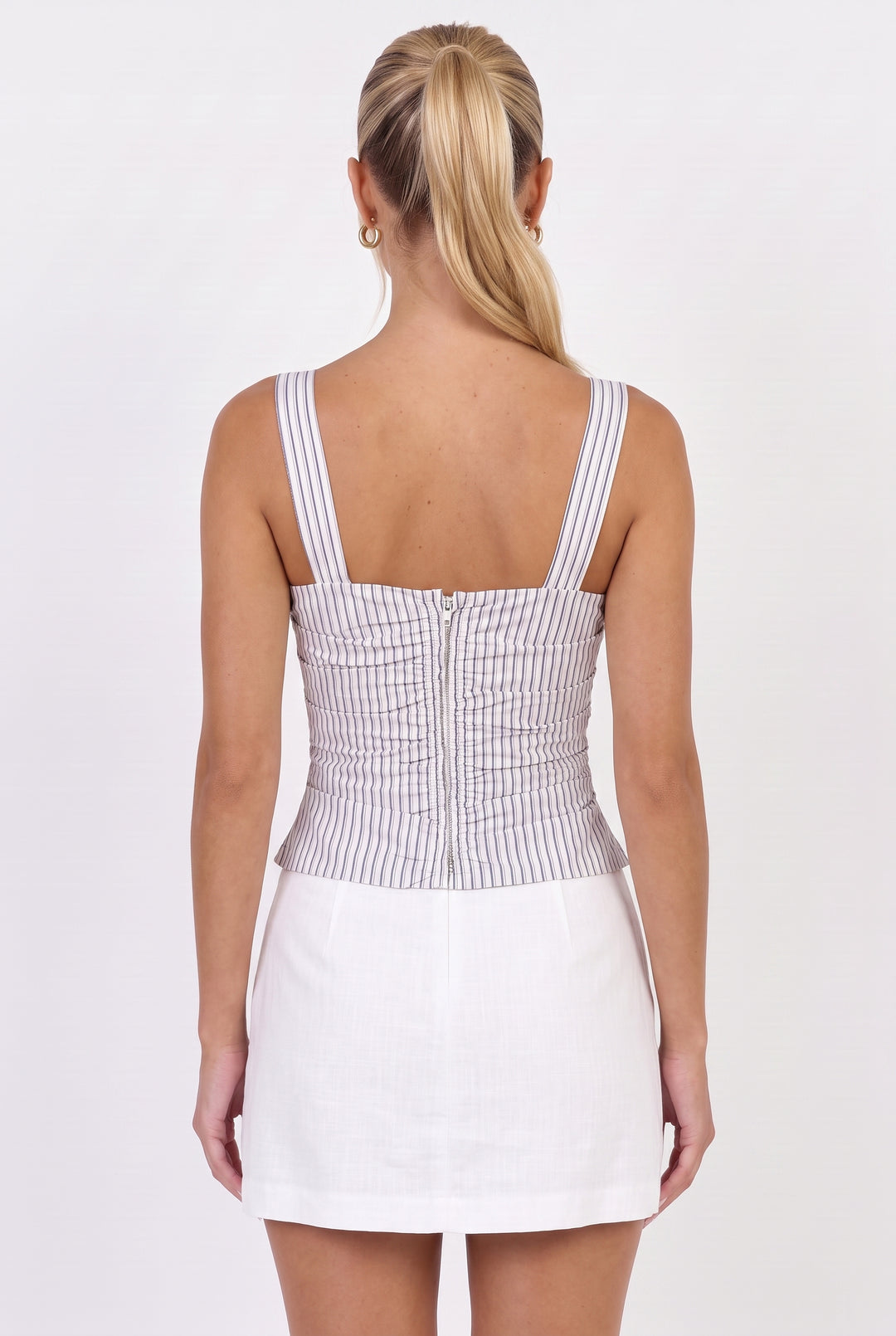 The Portofino Pinstripe Top