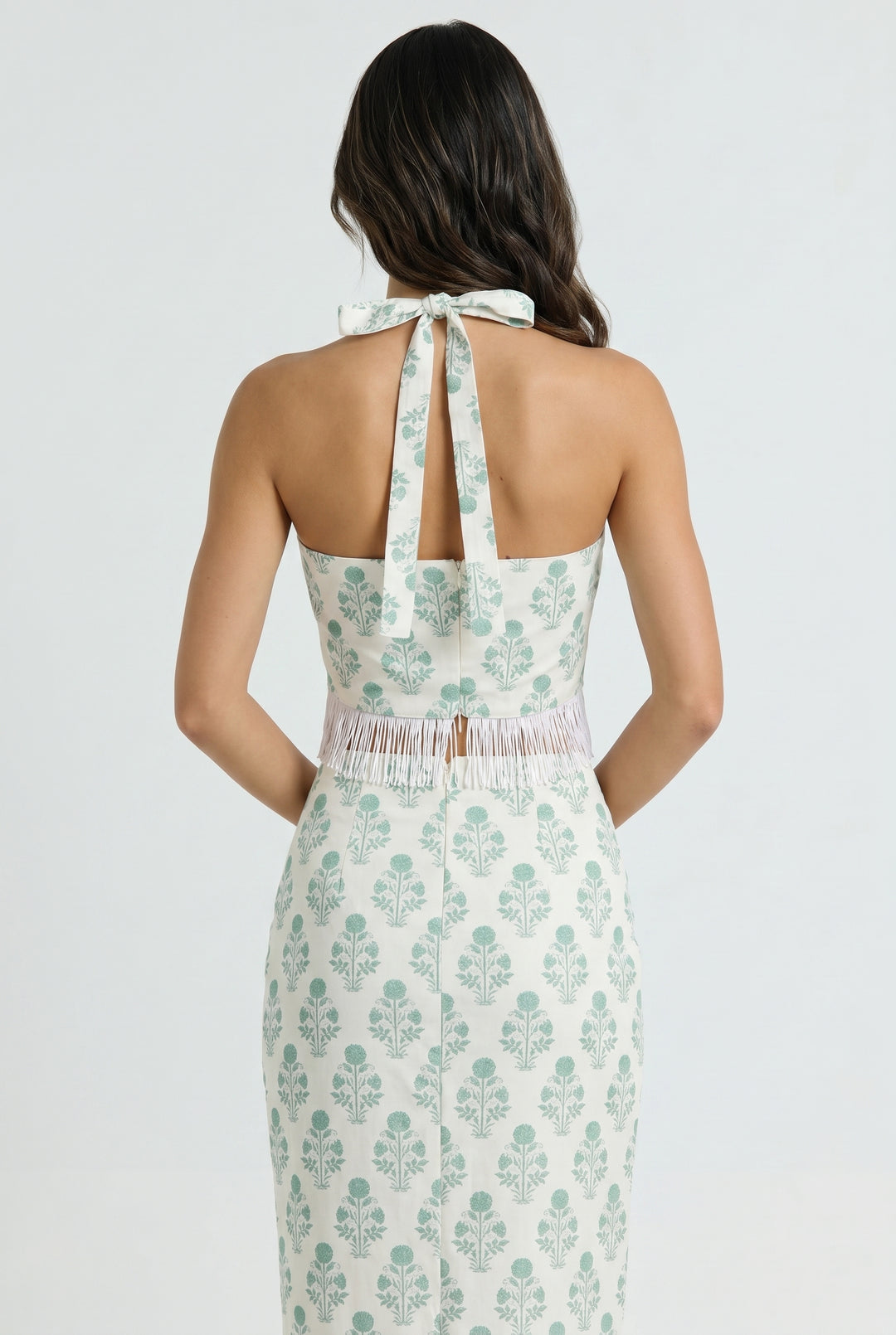 Santorini Garden Halter Top