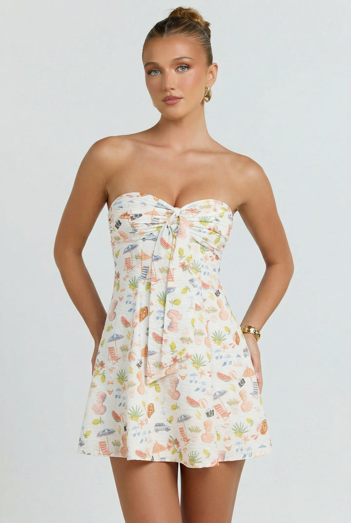 Summer Postcard Mini Dress
