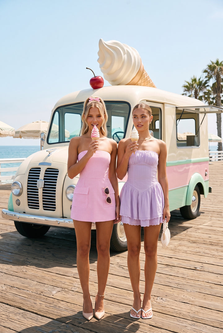 Trust Fund Brunch Pocket Mini Dress