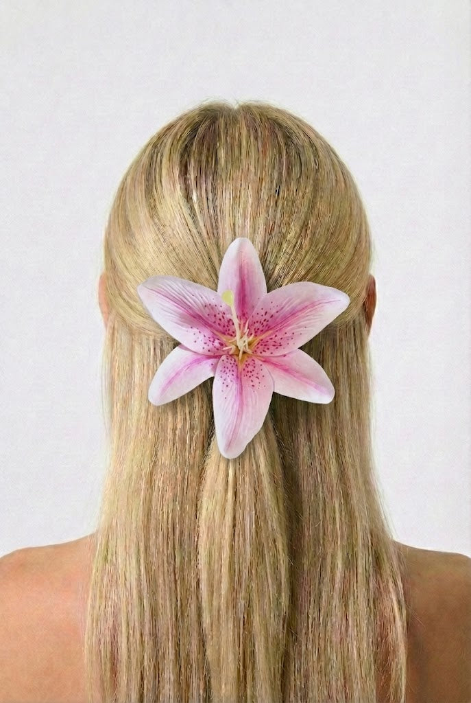 Lily Flower Hair Clip