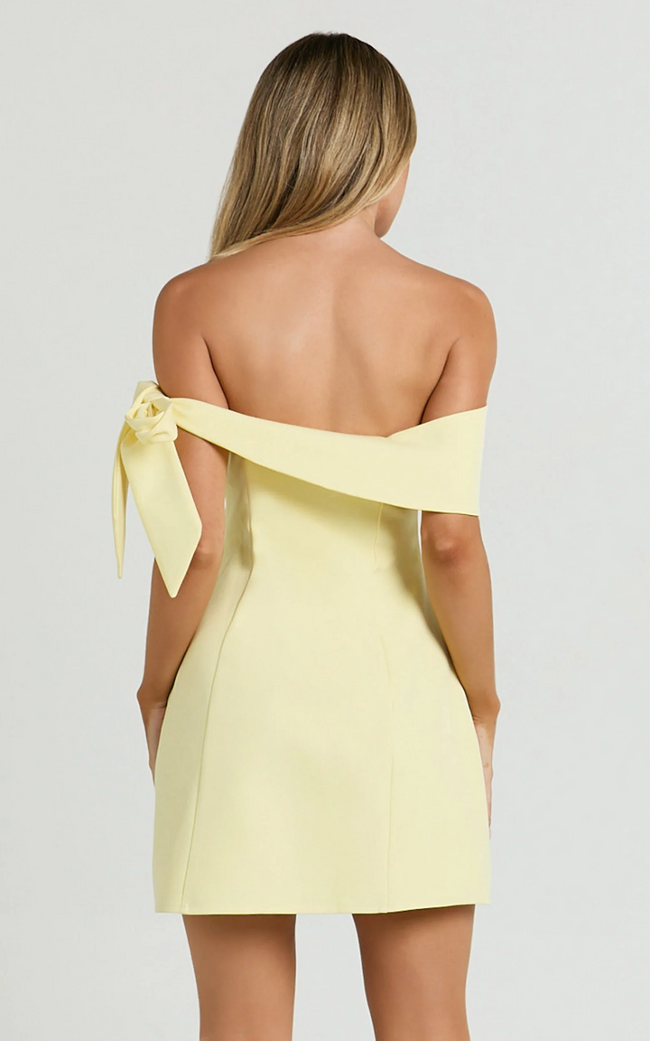 Lemon Cake at Noon Mini Dress