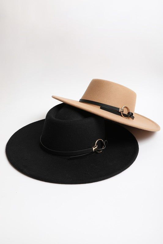 Take a Trip Gold Ring Buckle Bolero Hat