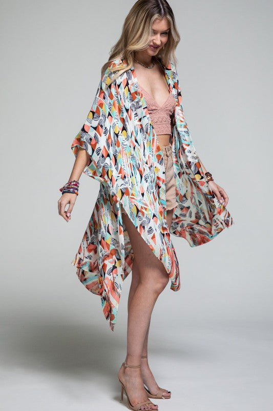 Copa Cabana Open Front Kimono - Final Sale