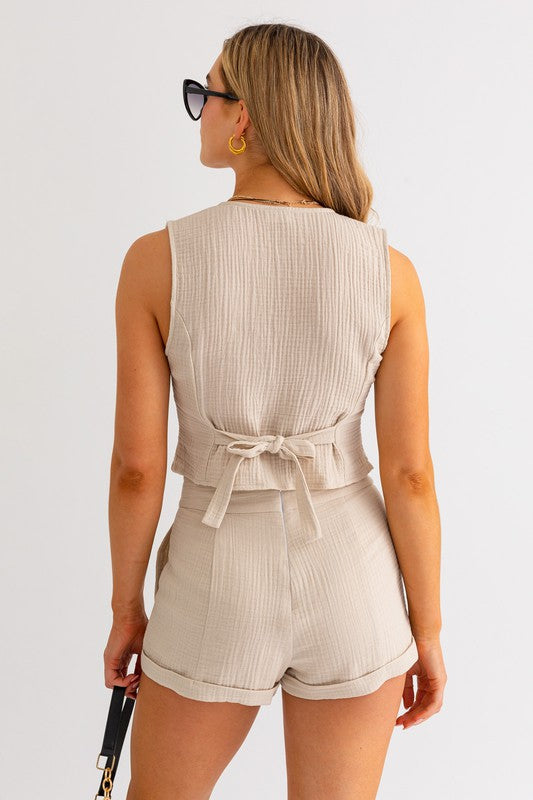 Desert Mirage Cotton Vest