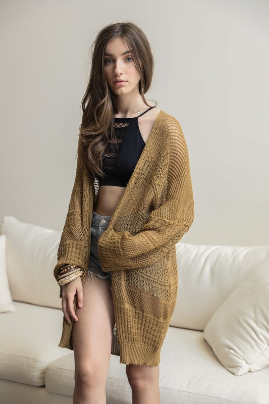 Oversized Knitted Cardigan