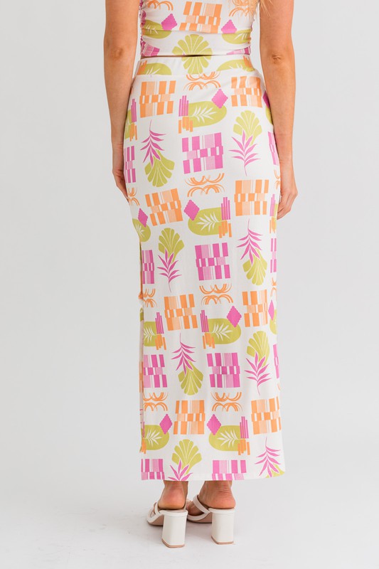 Palm Springs Party Midi Skirt - Extra Small - Final Sale